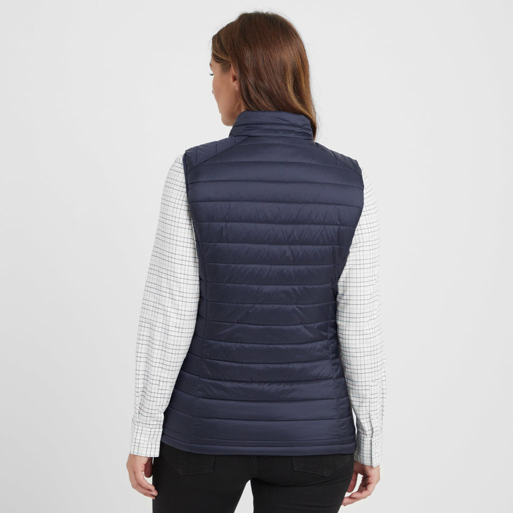 Womens Kingston Rip-Stop Gilet Navy/Merlot