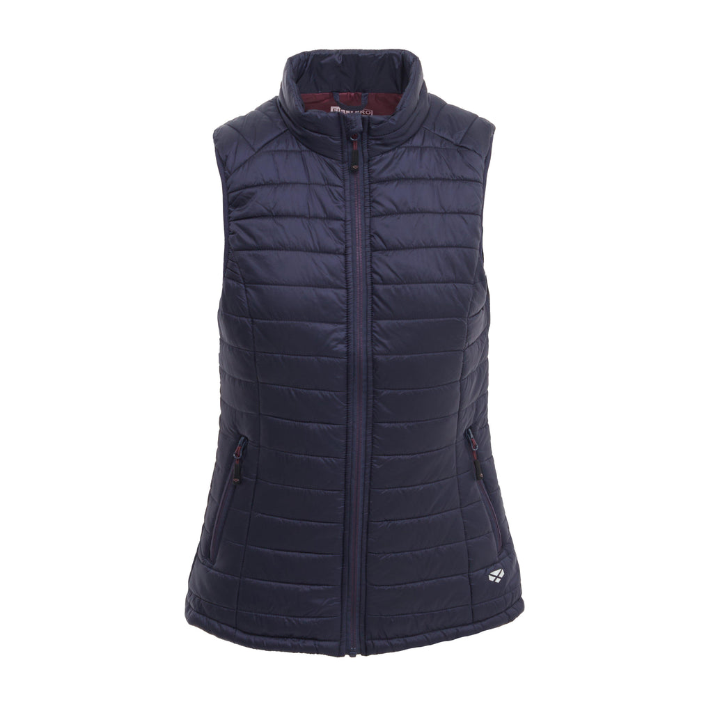 Womens Kingston Rip-Stop Gilet Navy/Merlot