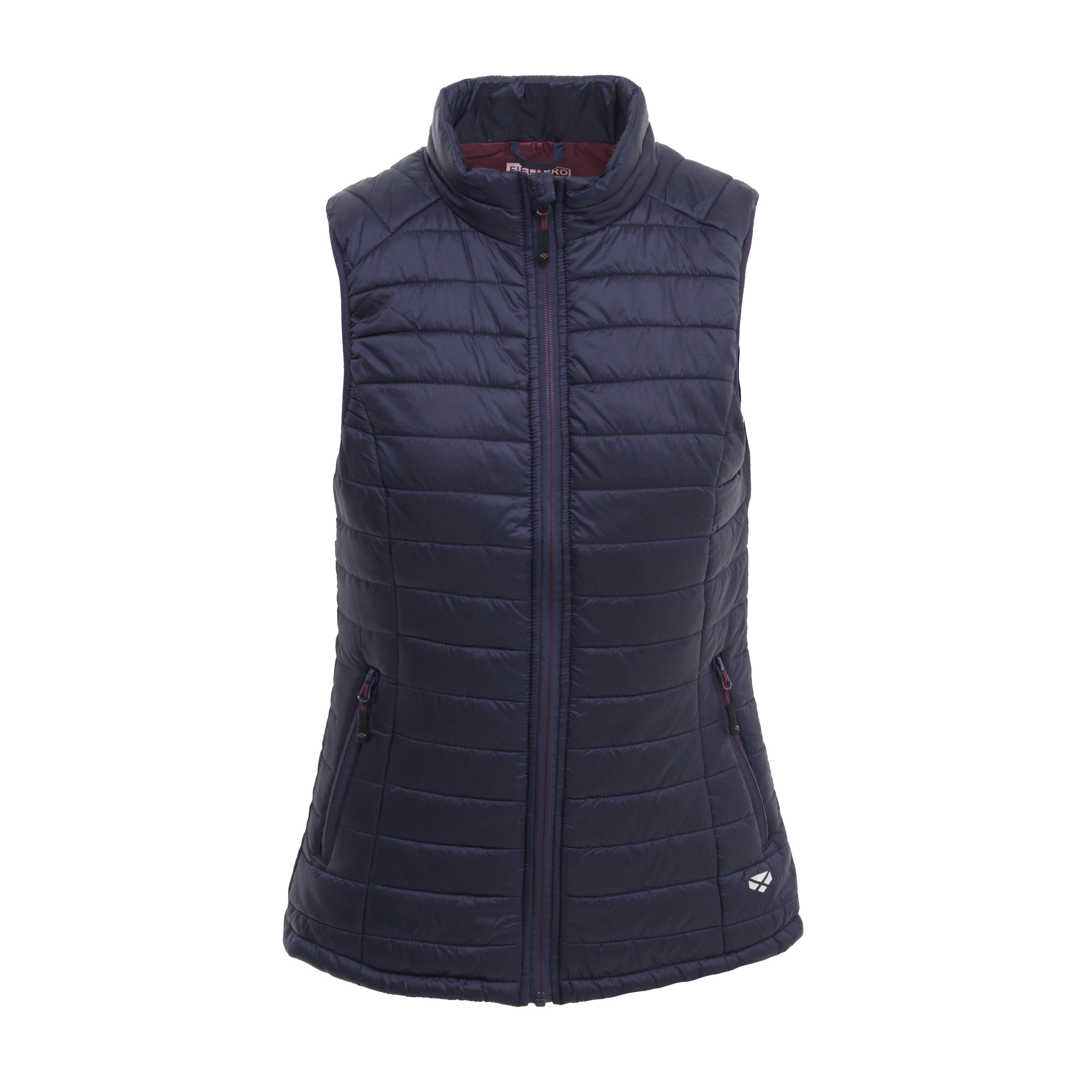 Womens Kingston Rip-Stop Gilet Navy/Merlot