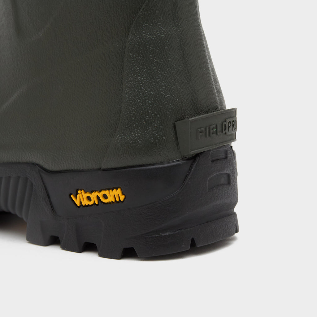 Mens Field Sport Neoprene-Lined Wellington Boots Green