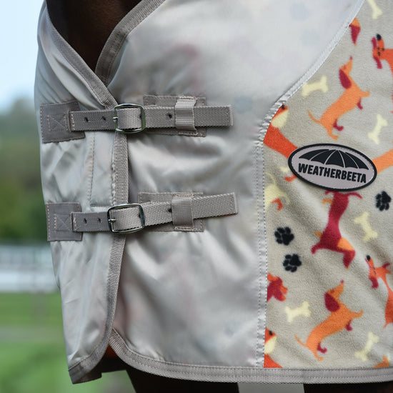 Standard Neck Fleece Cooler Dachshund Print