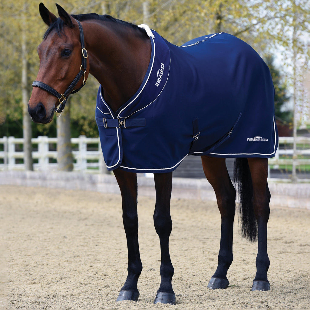 Standard Neck Opulence Show Sheet Navy/White