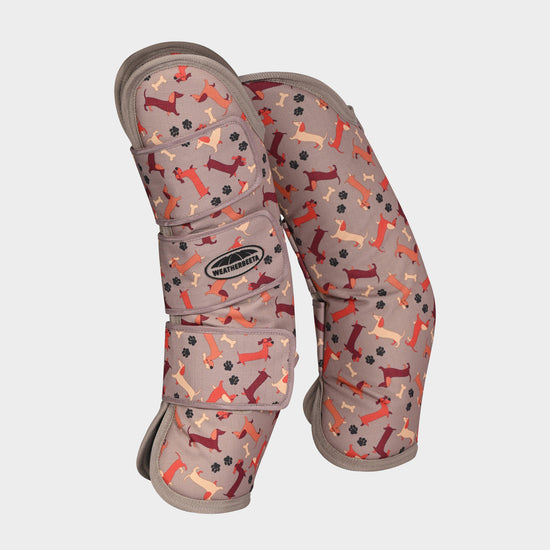 1200D Wide Tab Travel Boots Daschund Print