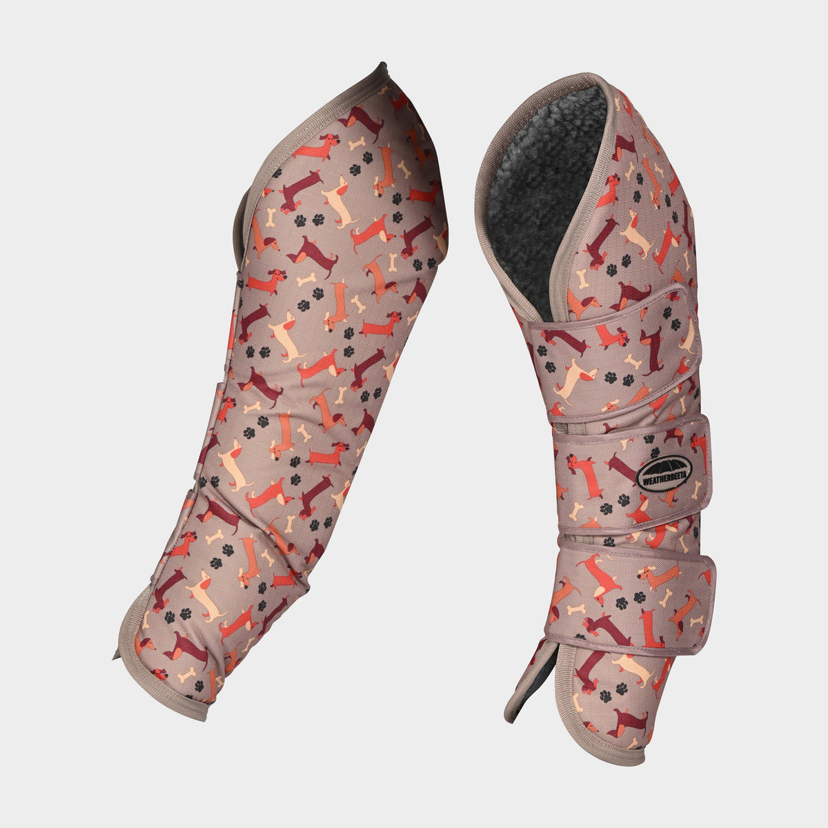 1200D Wide Tab Travel Boots Daschund Print