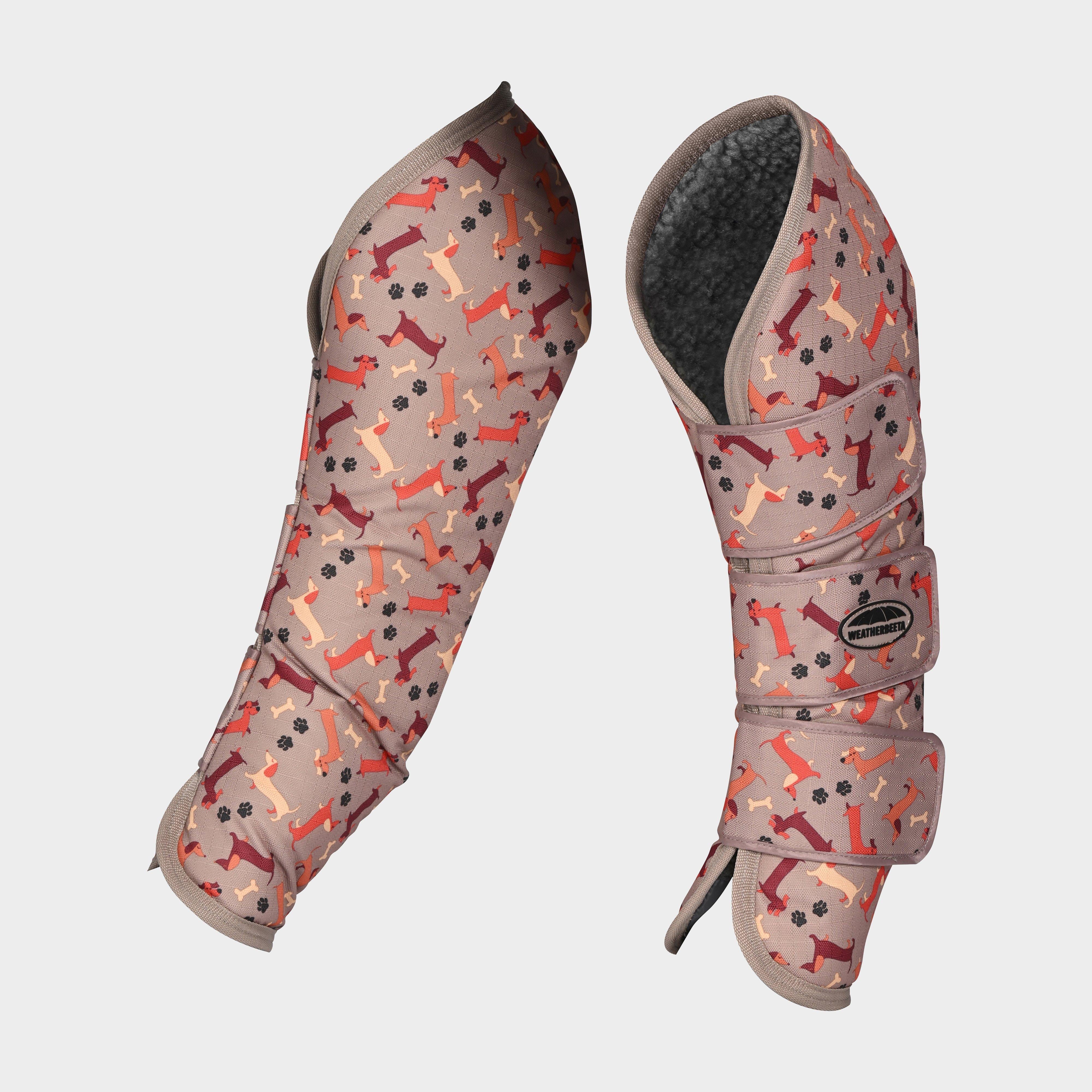 1200D Wide Tab Travel Boots Daschund Print