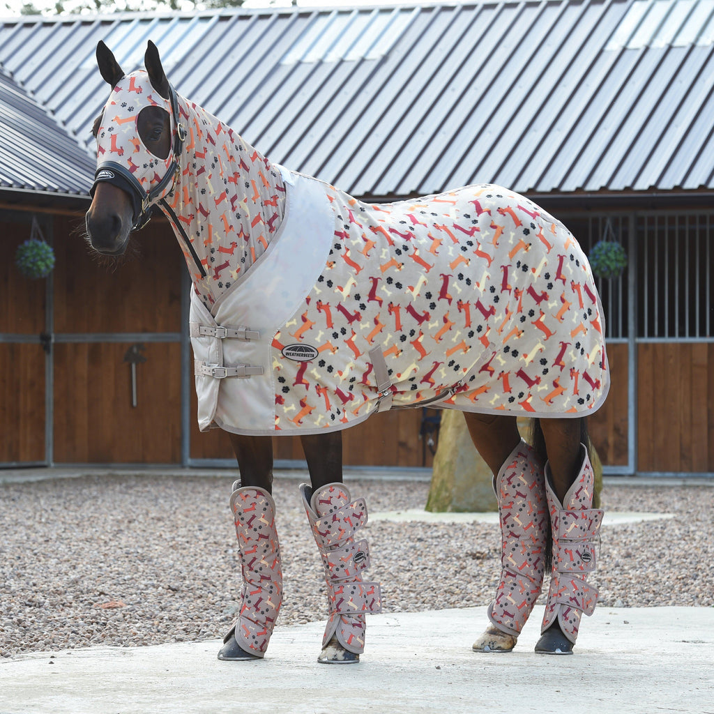 1200D Wide Tab Travel Boots Daschund Print