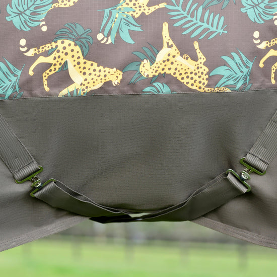 ComFiTec Tyro Standard Neck Medium Weight 200g Turnout Rug Jungle Print