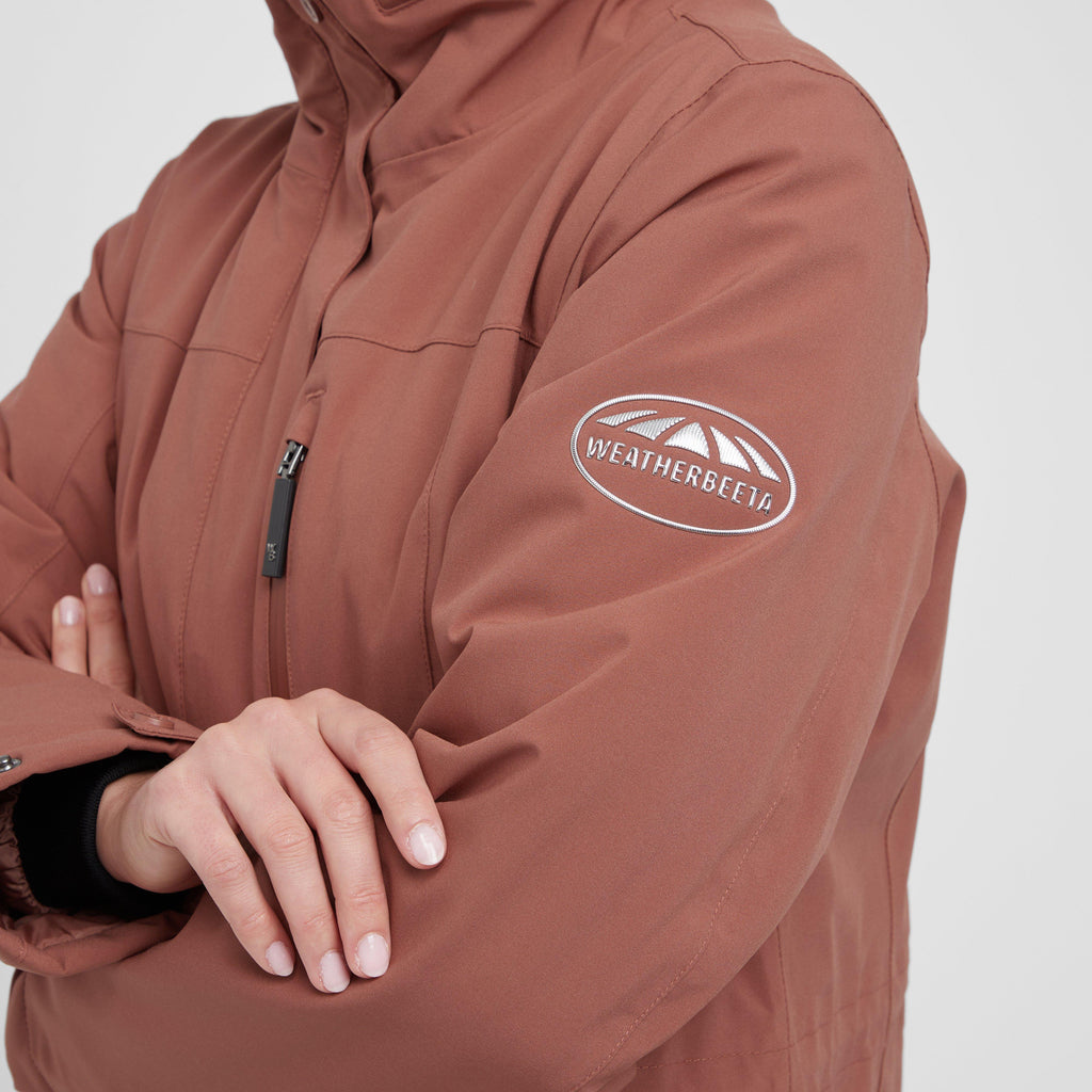 Womens Kayla II Waterproof Jacket Redwood