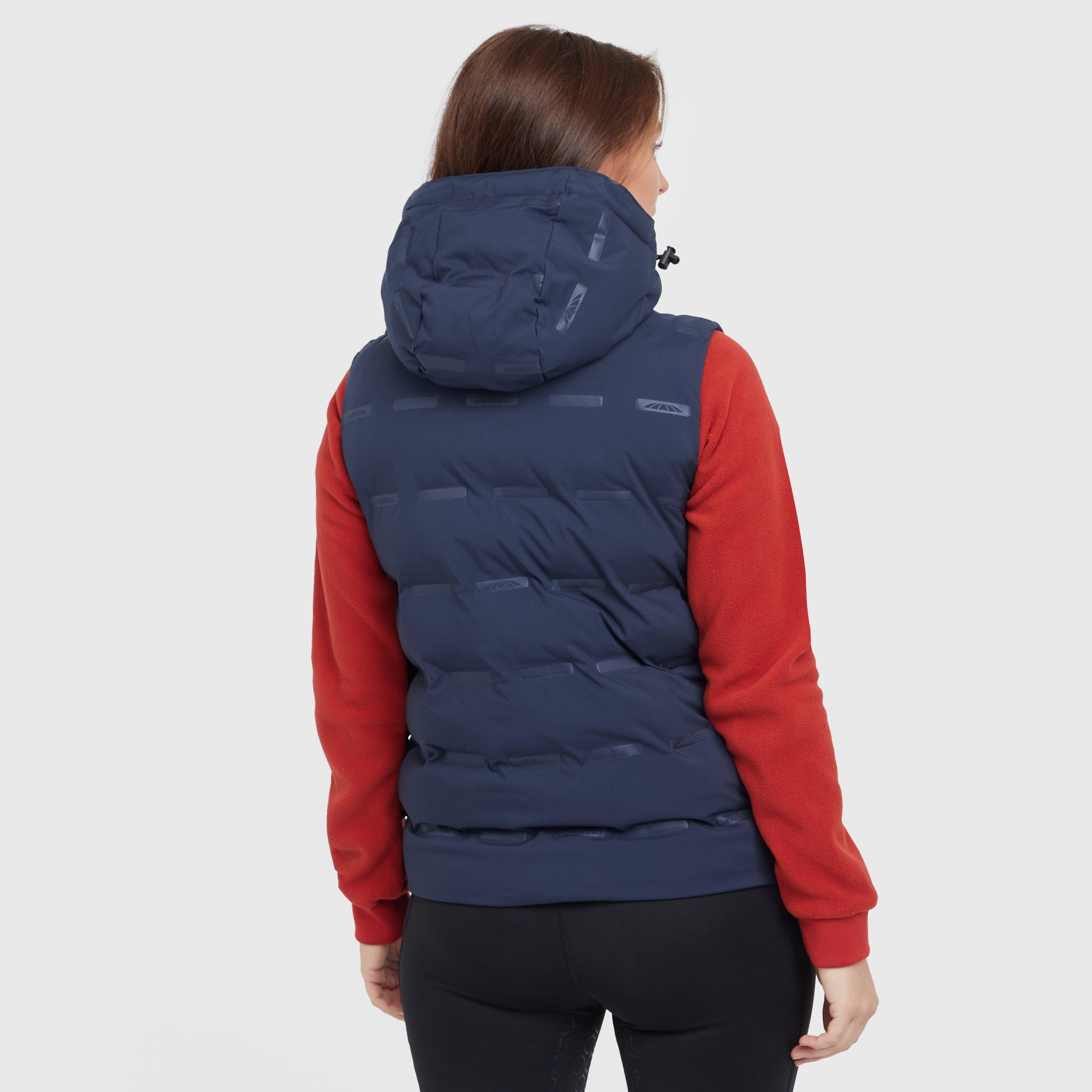 Womens Hapur Heat Seal Quilted Vest Navy Iris