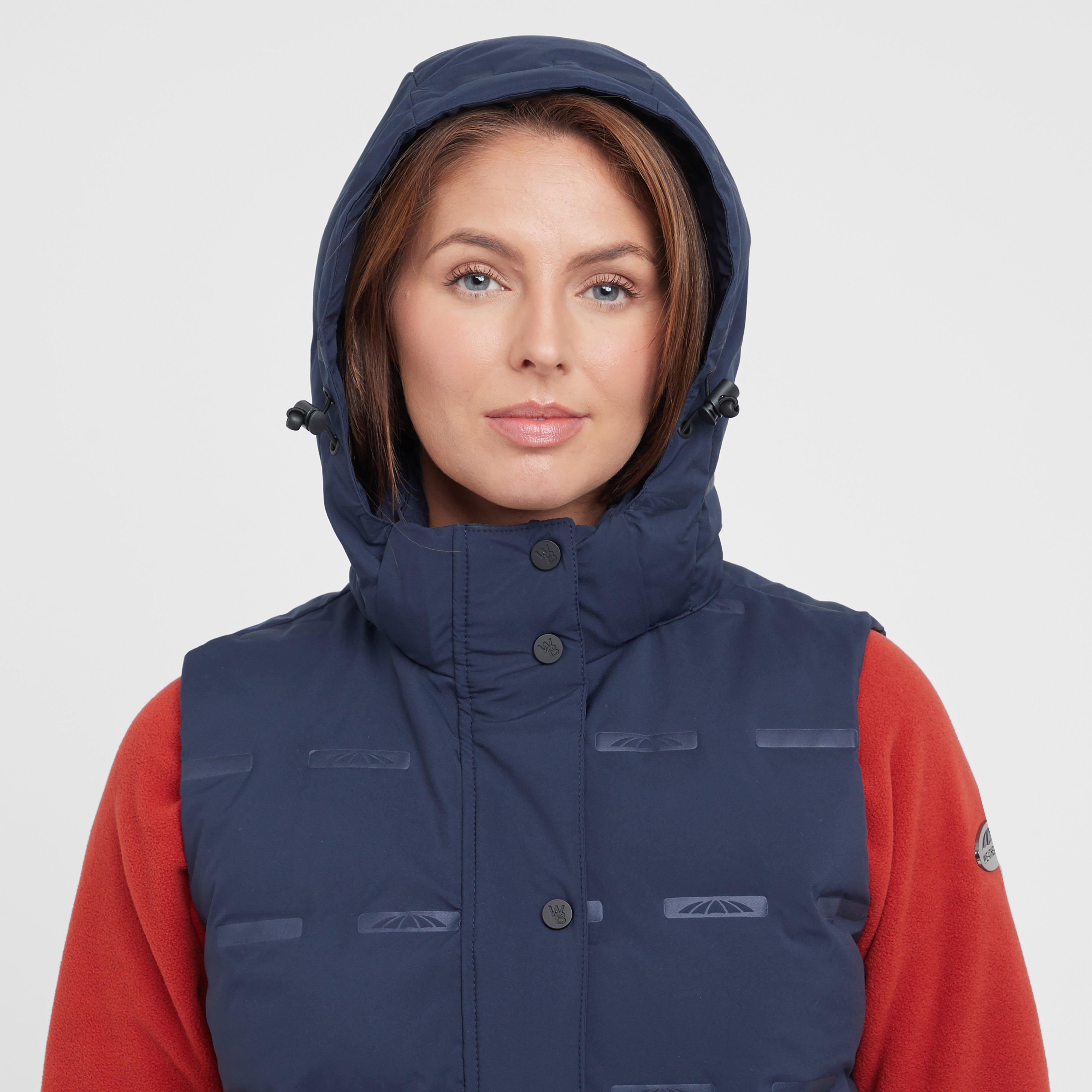 Womens Hapur Heat Seal Quilted Vest Navy Iris