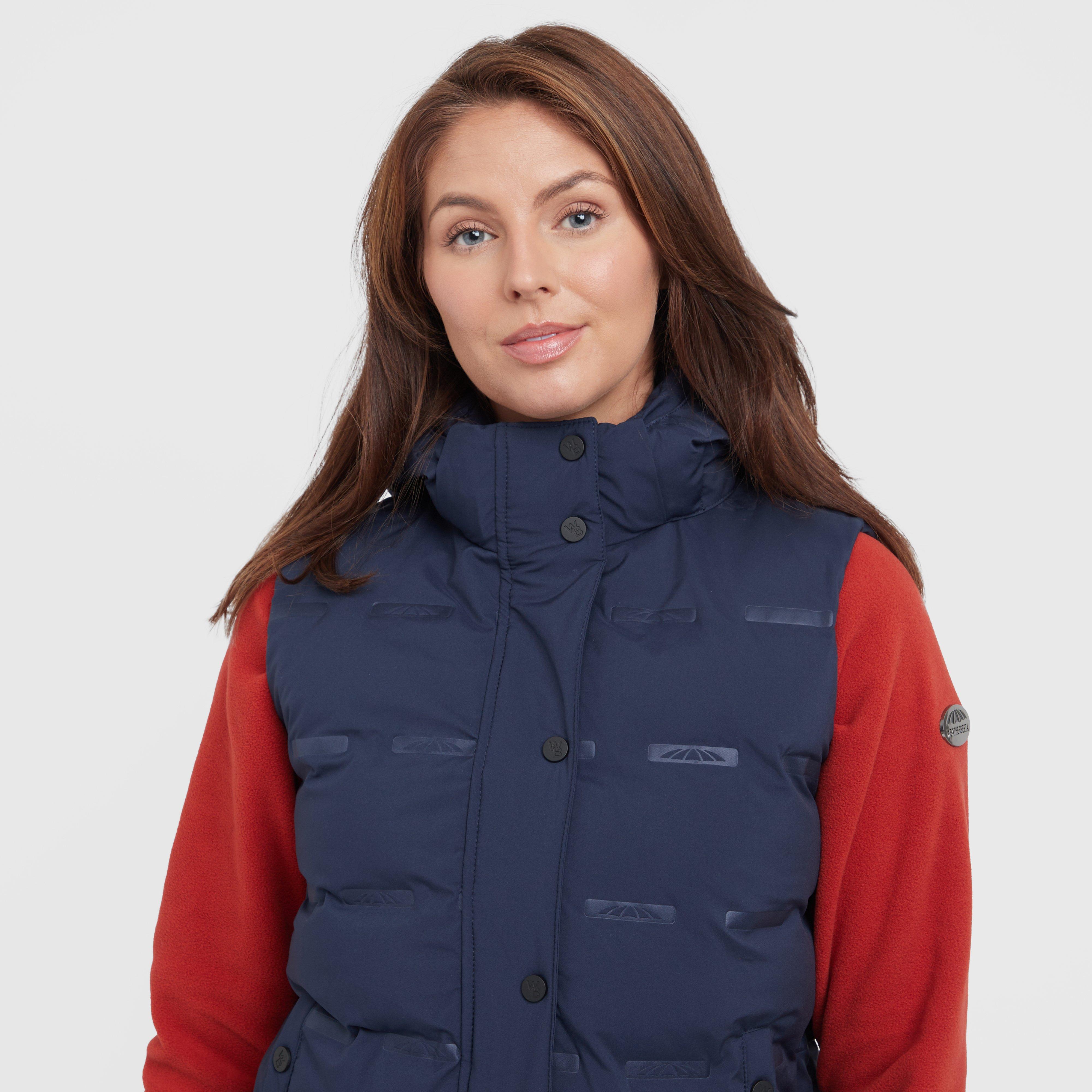 Womens Hapur Heat Seal Quilted Vest Navy Iris
