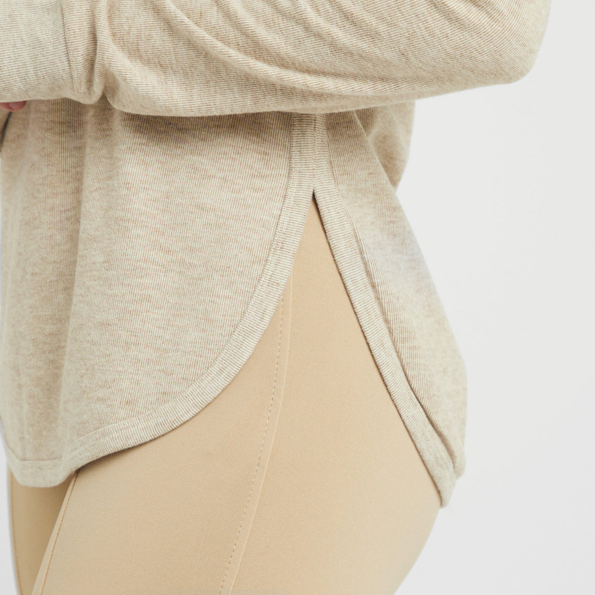 Womens London Layer long Sleeved Top irish Cream