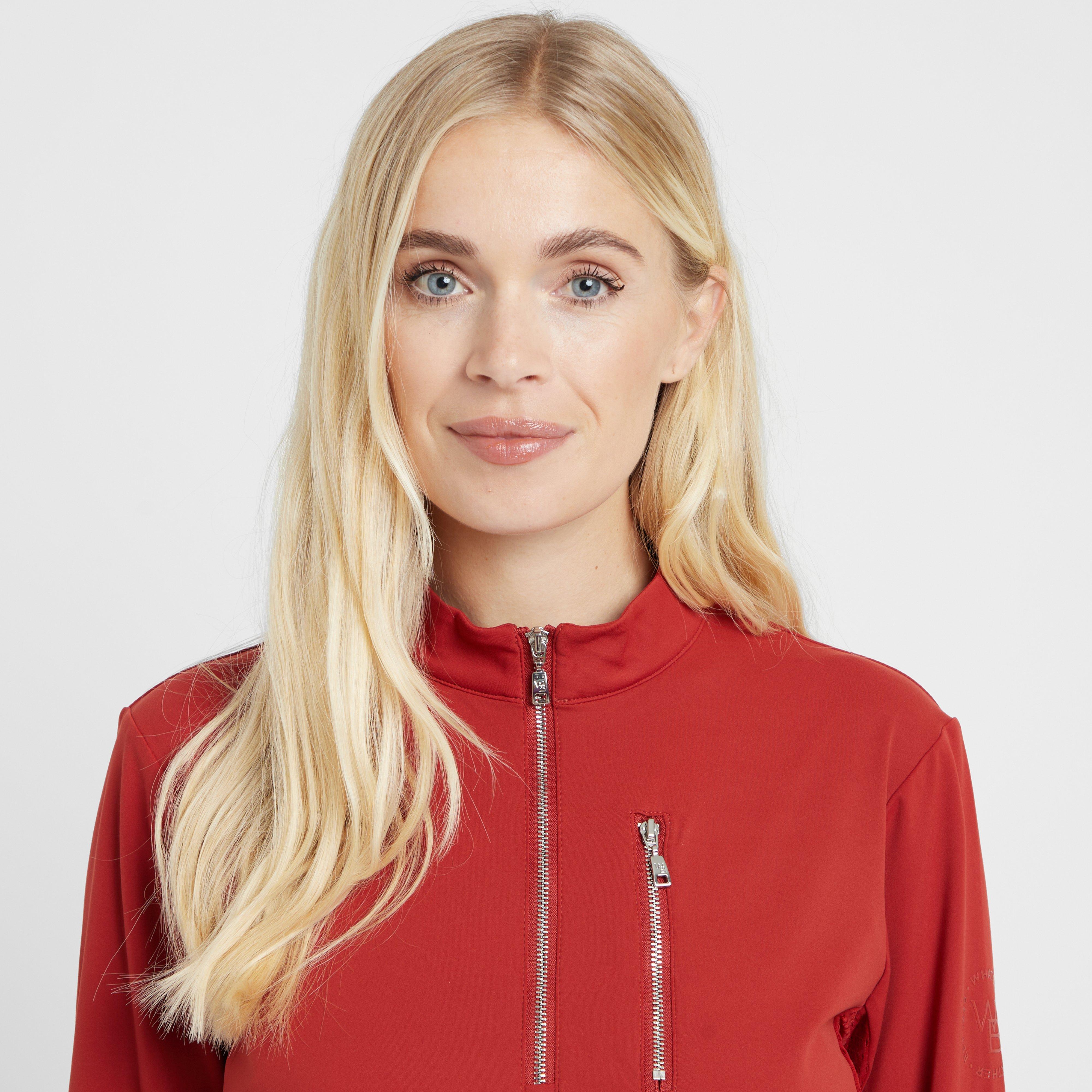 Womens Reno Long Sleeve Riding Top Red Ochre