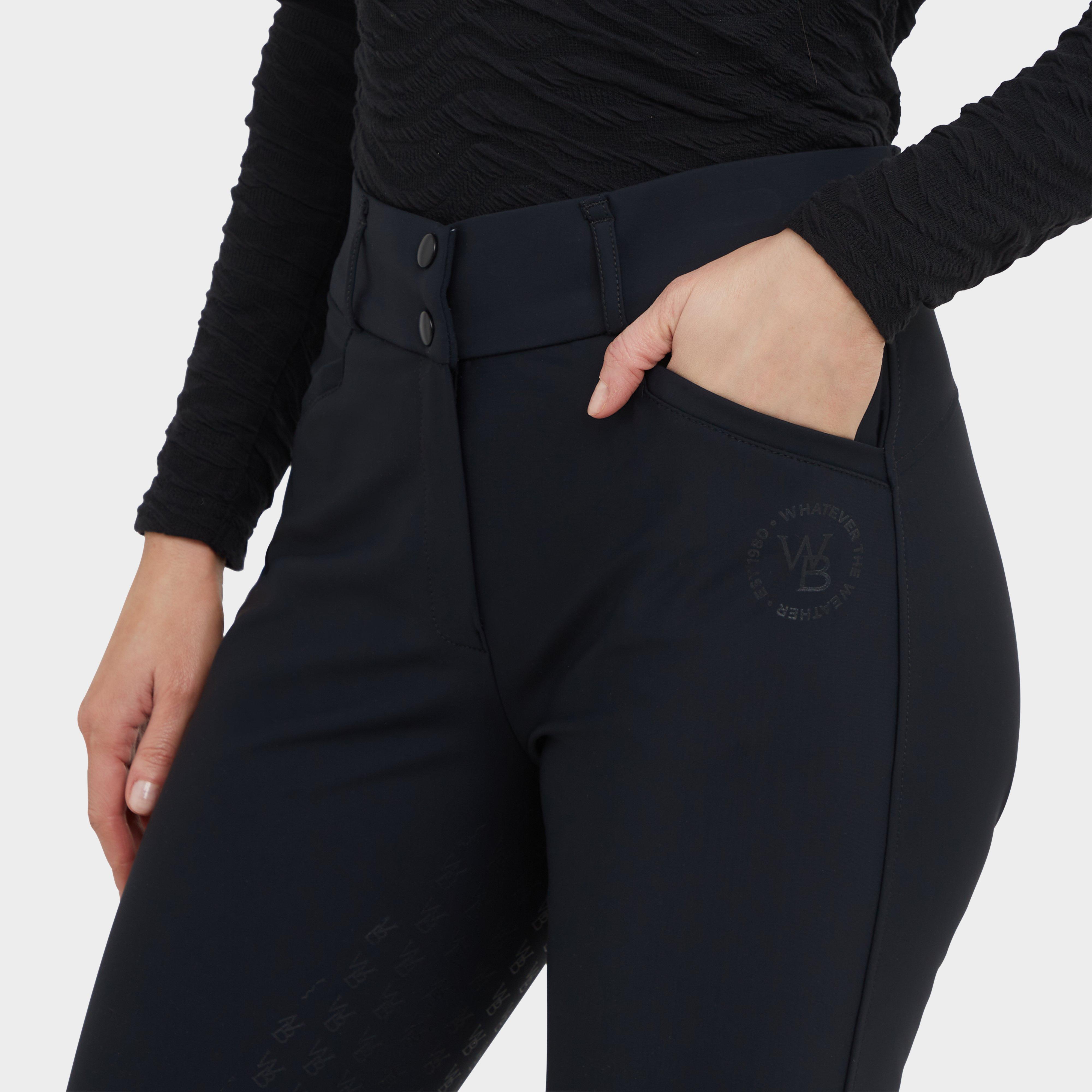 Womens Thermal Waterproof Breeches Black