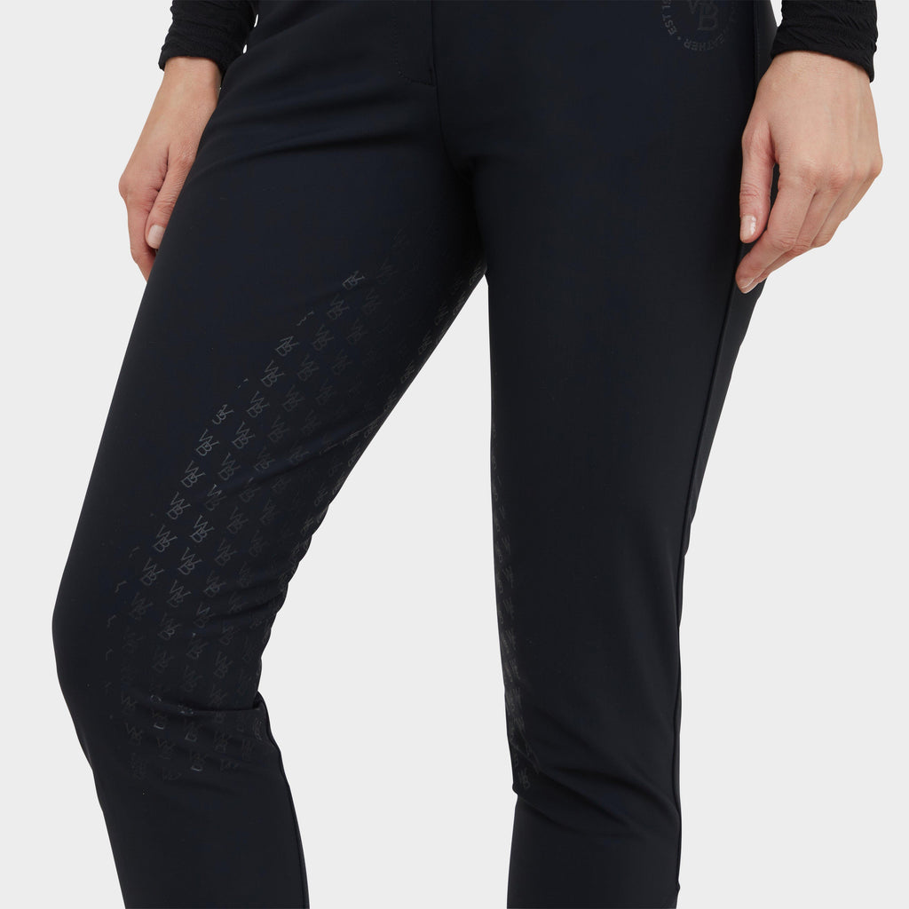 Womens Thermal Waterproof Breeches Black