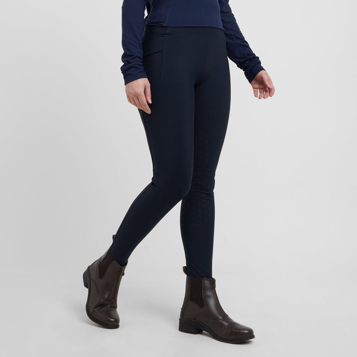 Womens Thermal Riding Tights Sky Captain