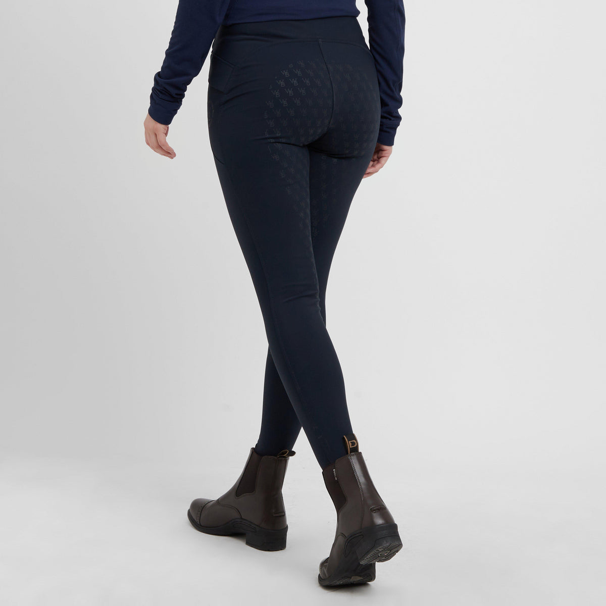 Womens Thermal Riding Tights Sky Captain