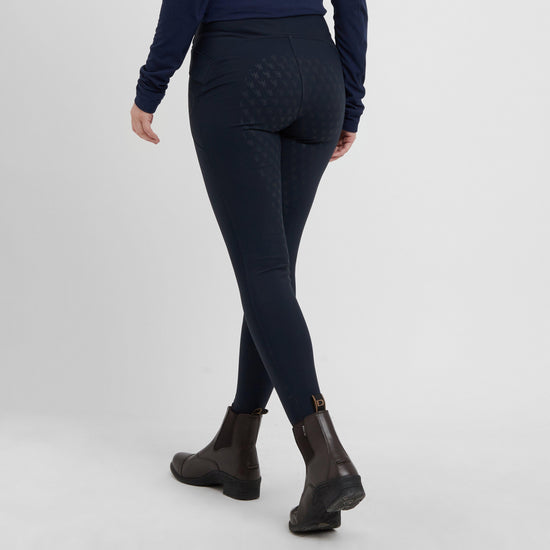 Womens Thermal Riding Tights Sky Captain