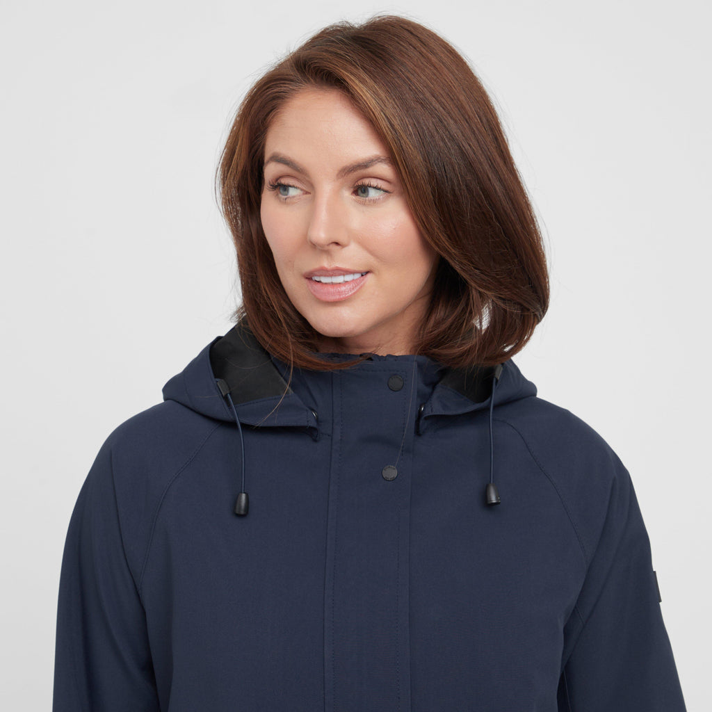 Womens Rowan Waterproof Riding Coat Sky Captain