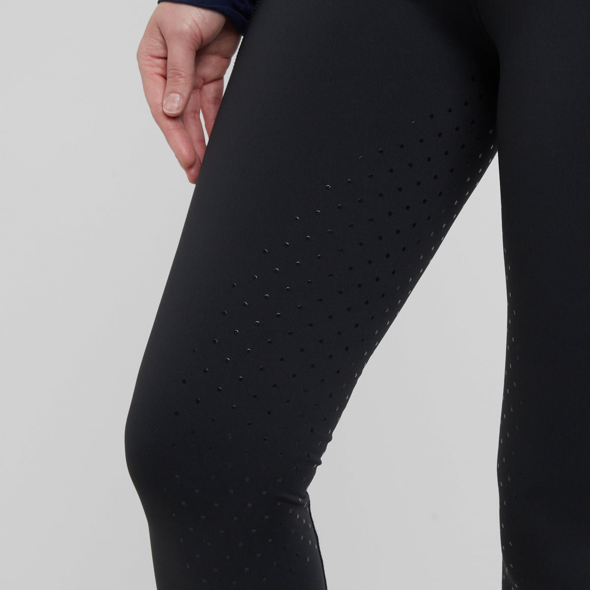Womens Thermal Riding Tights Black