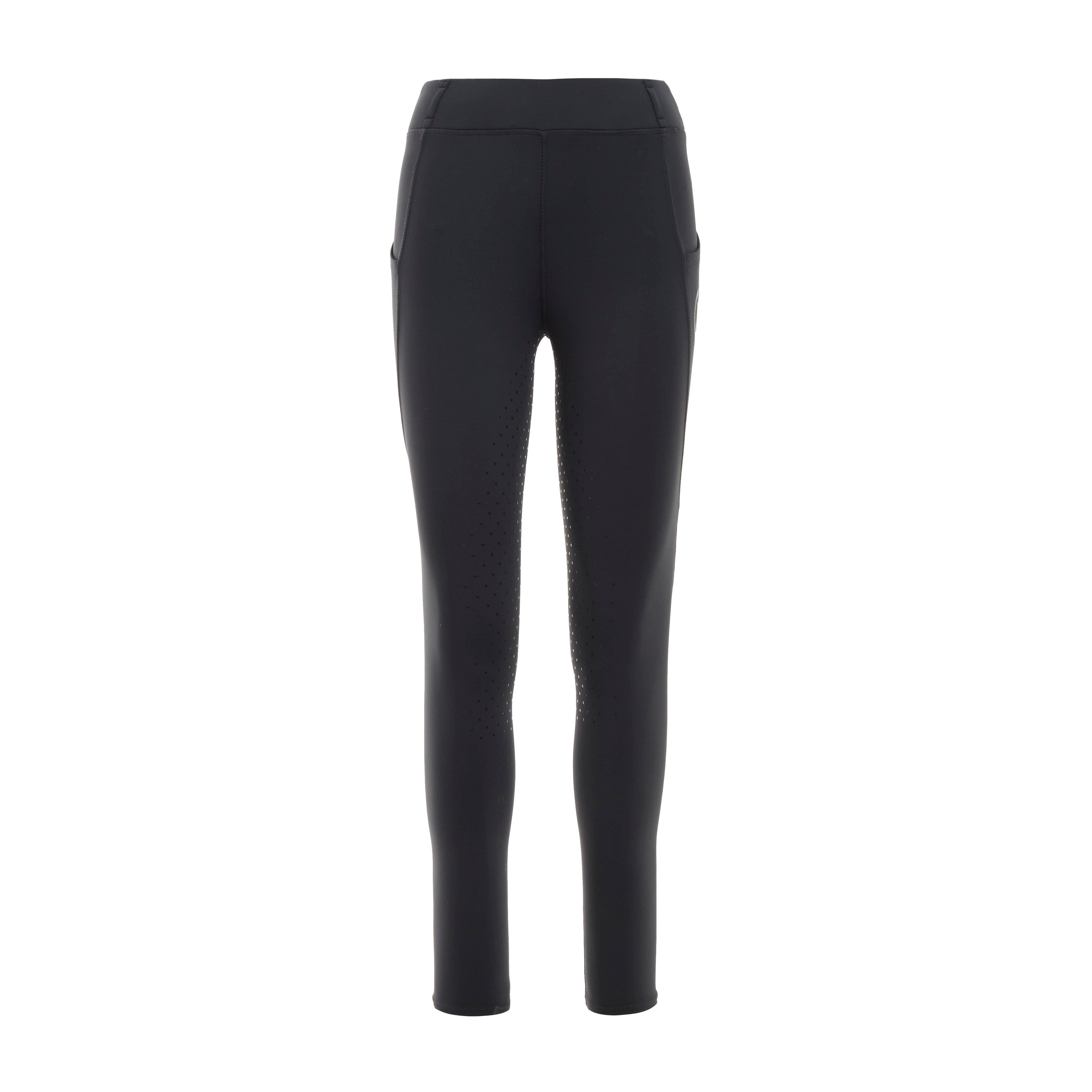 Womens Thermal Riding Tights Black