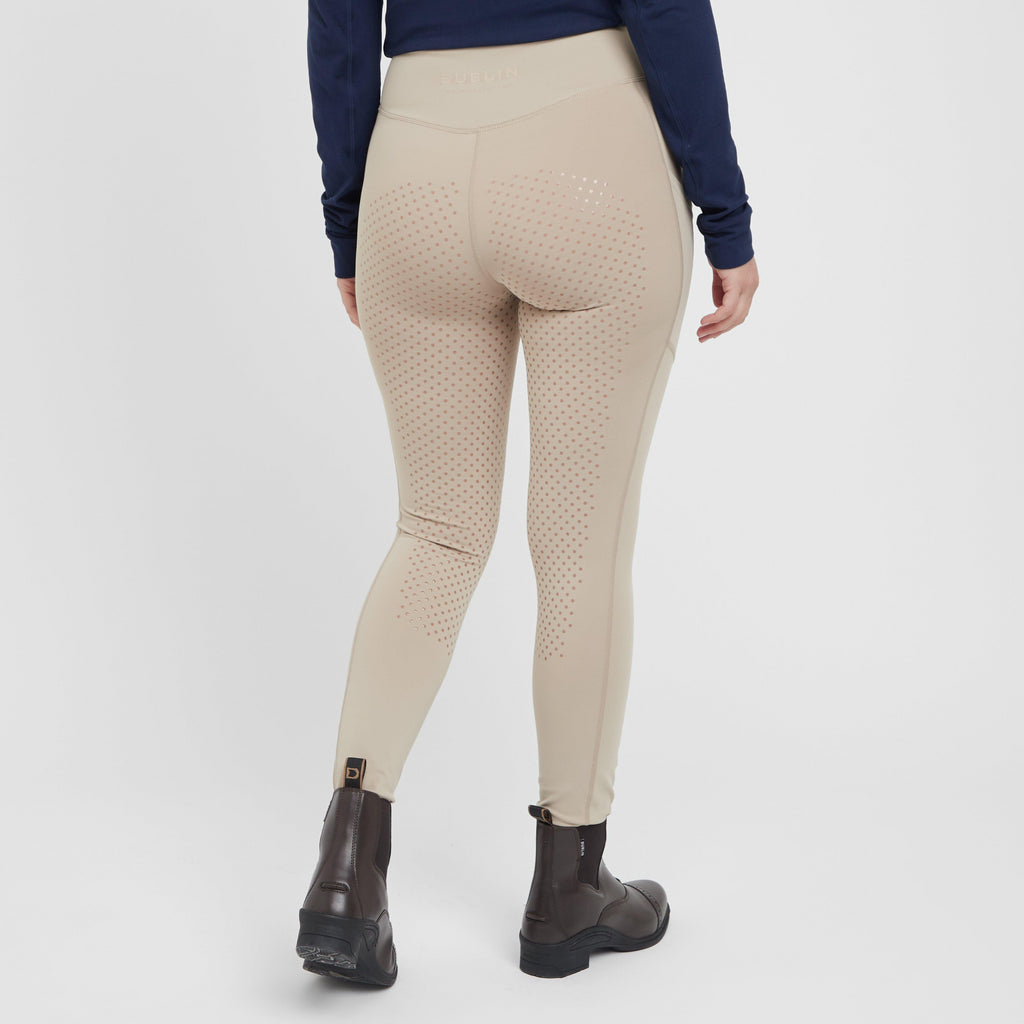 Womens Everyday Riding Tights Beige