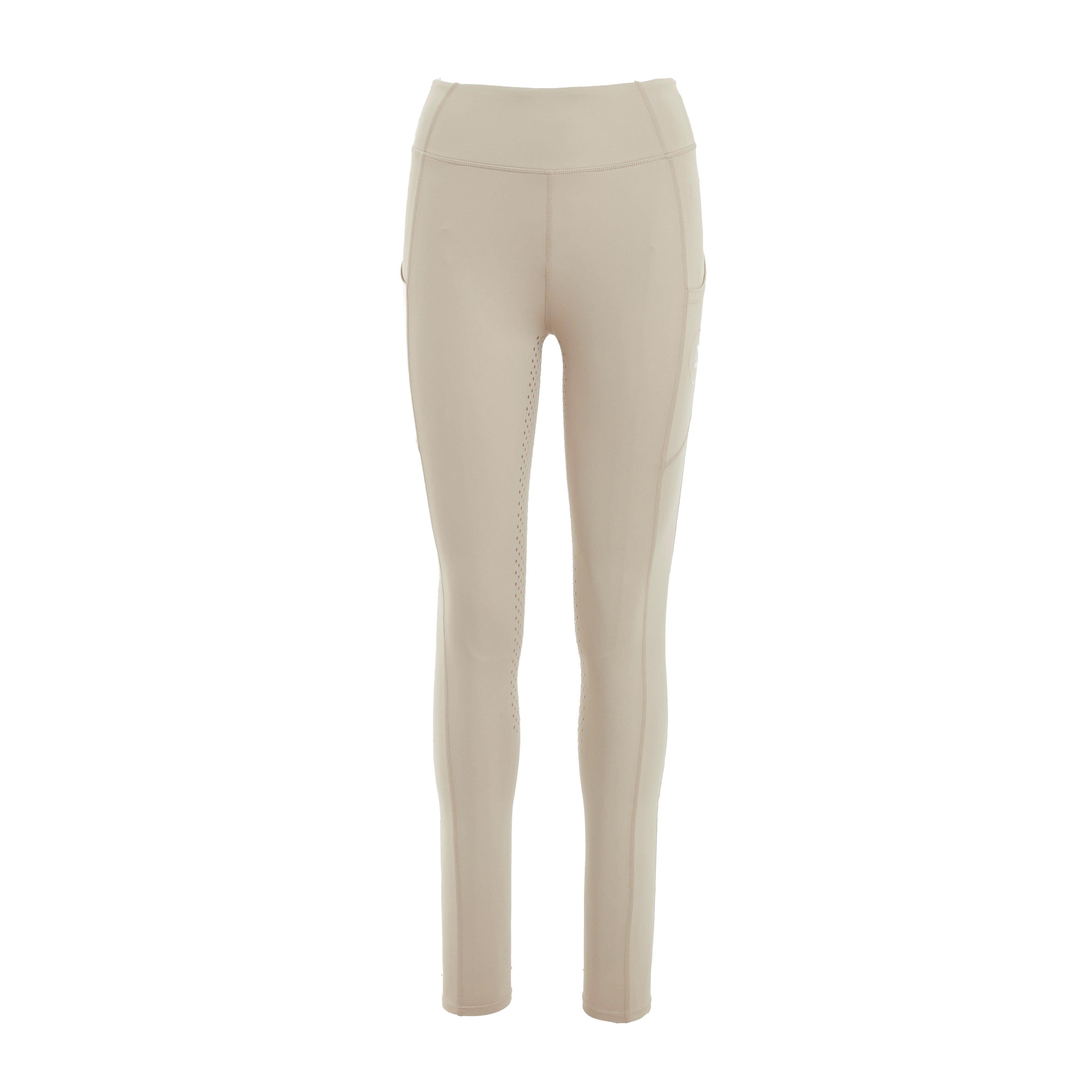 Womens Everyday Riding Tights Beige