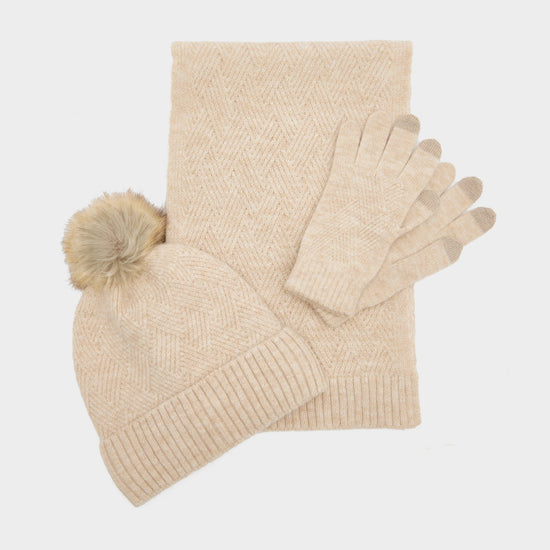Womens Winter Warmer Pack Beige Marle