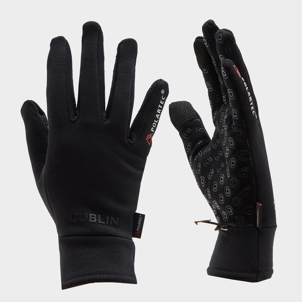 Polartec Fleece Riding Gloves Black