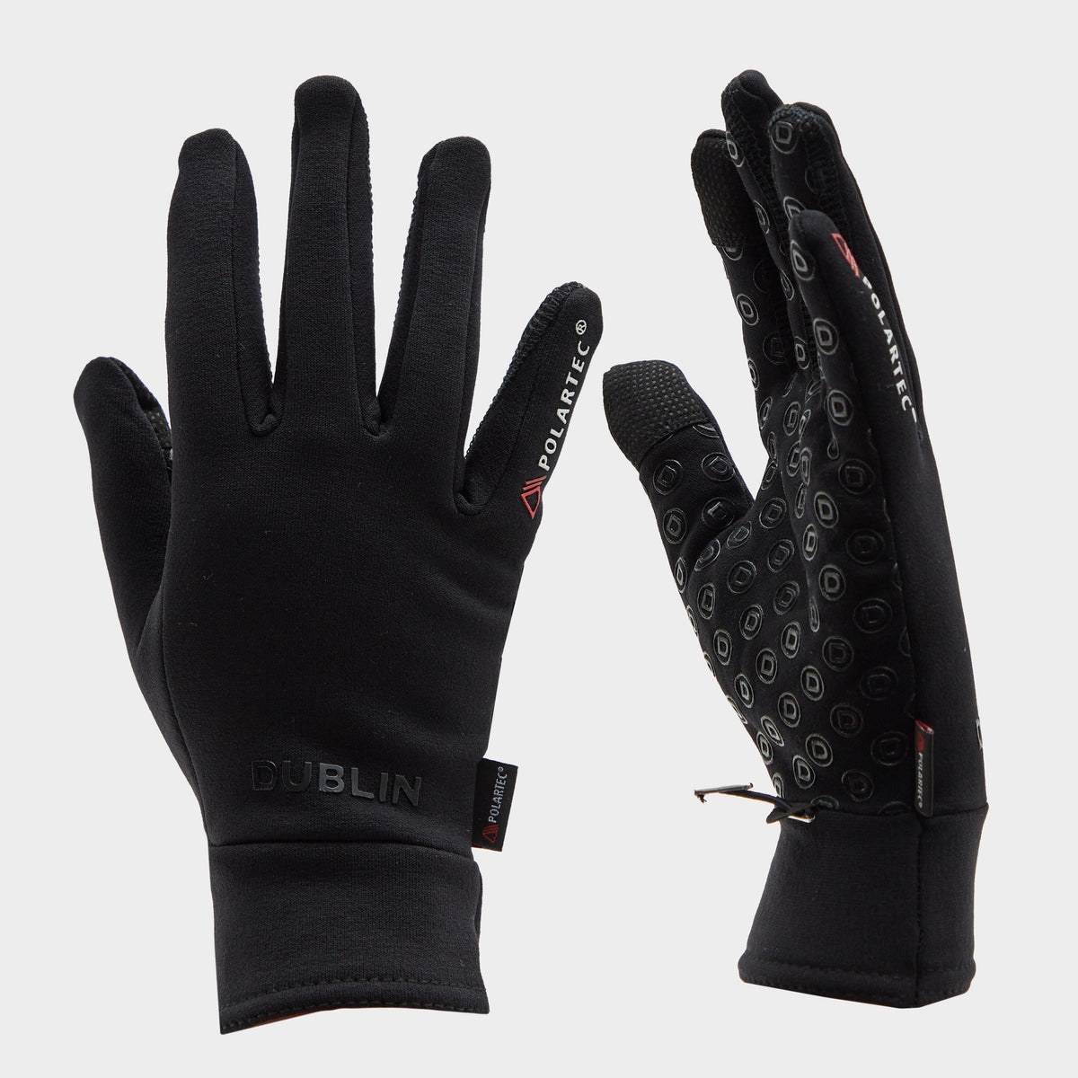 Polartec Fleece Riding Gloves Black