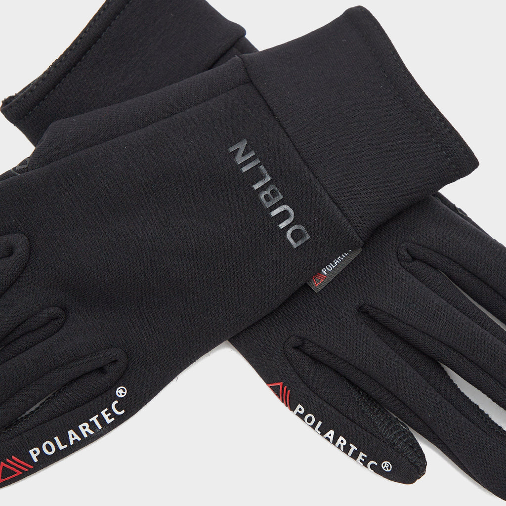 Polartec Fleece Riding Gloves Black