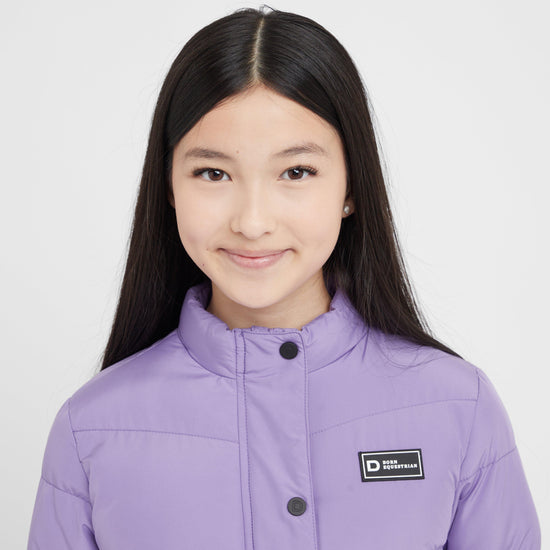 Kids Polly Everyday Puffer Jacket Paisley Purple