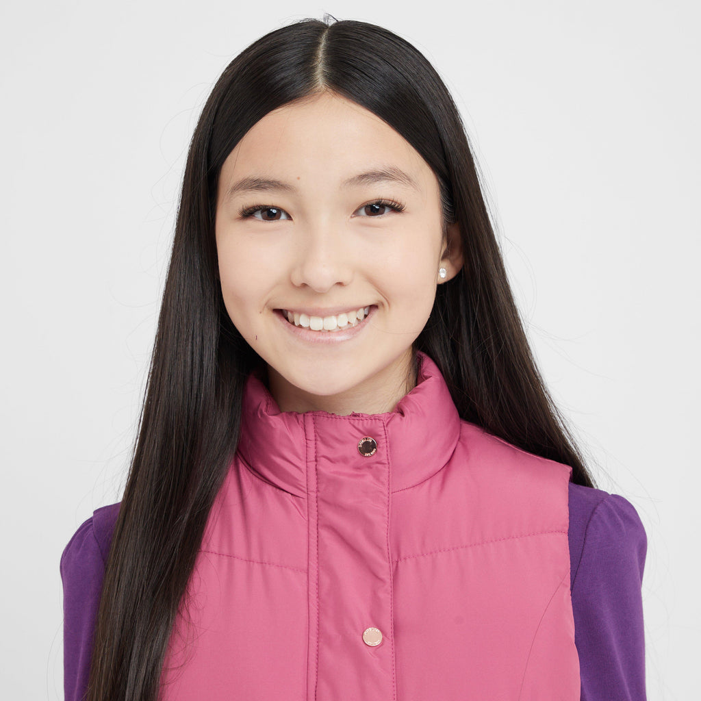 Kids Patrice Everyday Puffer Vest Red Violet