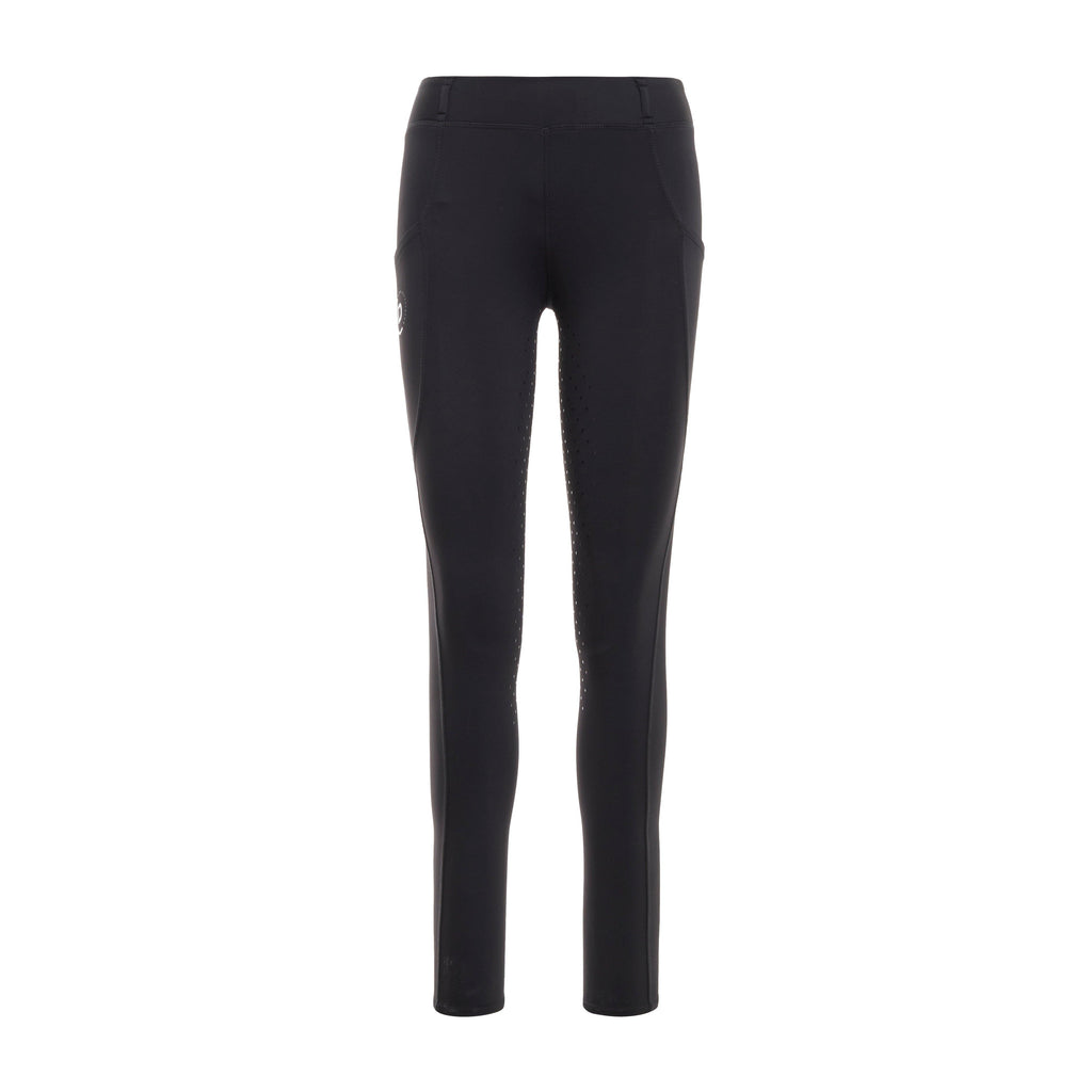 Kids Thermal Riding Tights Black
