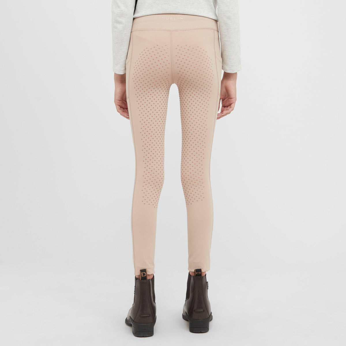 Kids Everyday Riding Tights Beige