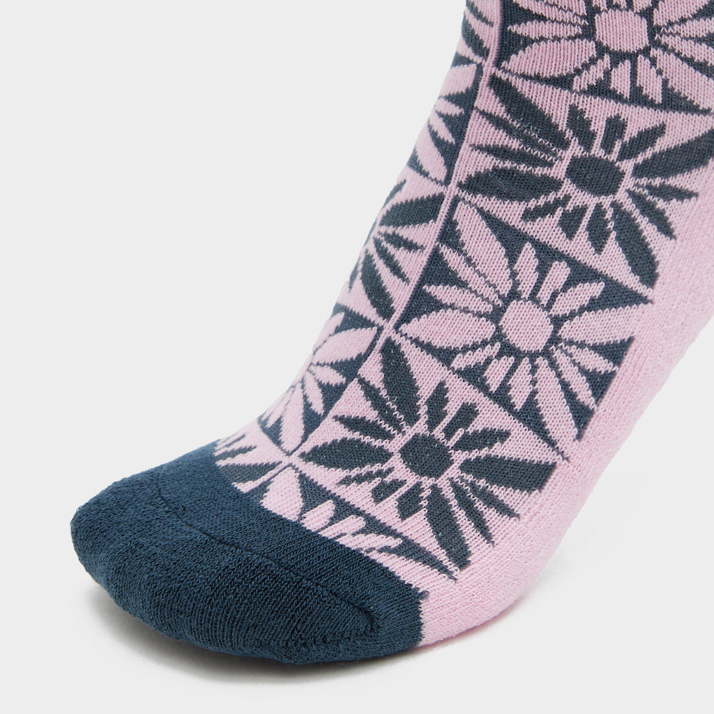 Kids 3 Pack Socks Geo Floral