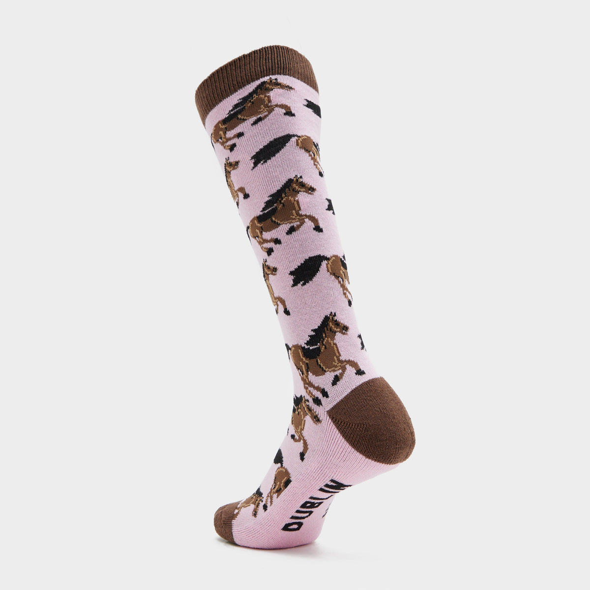 Kids Single Pack Socks Sweet Lilac Horses