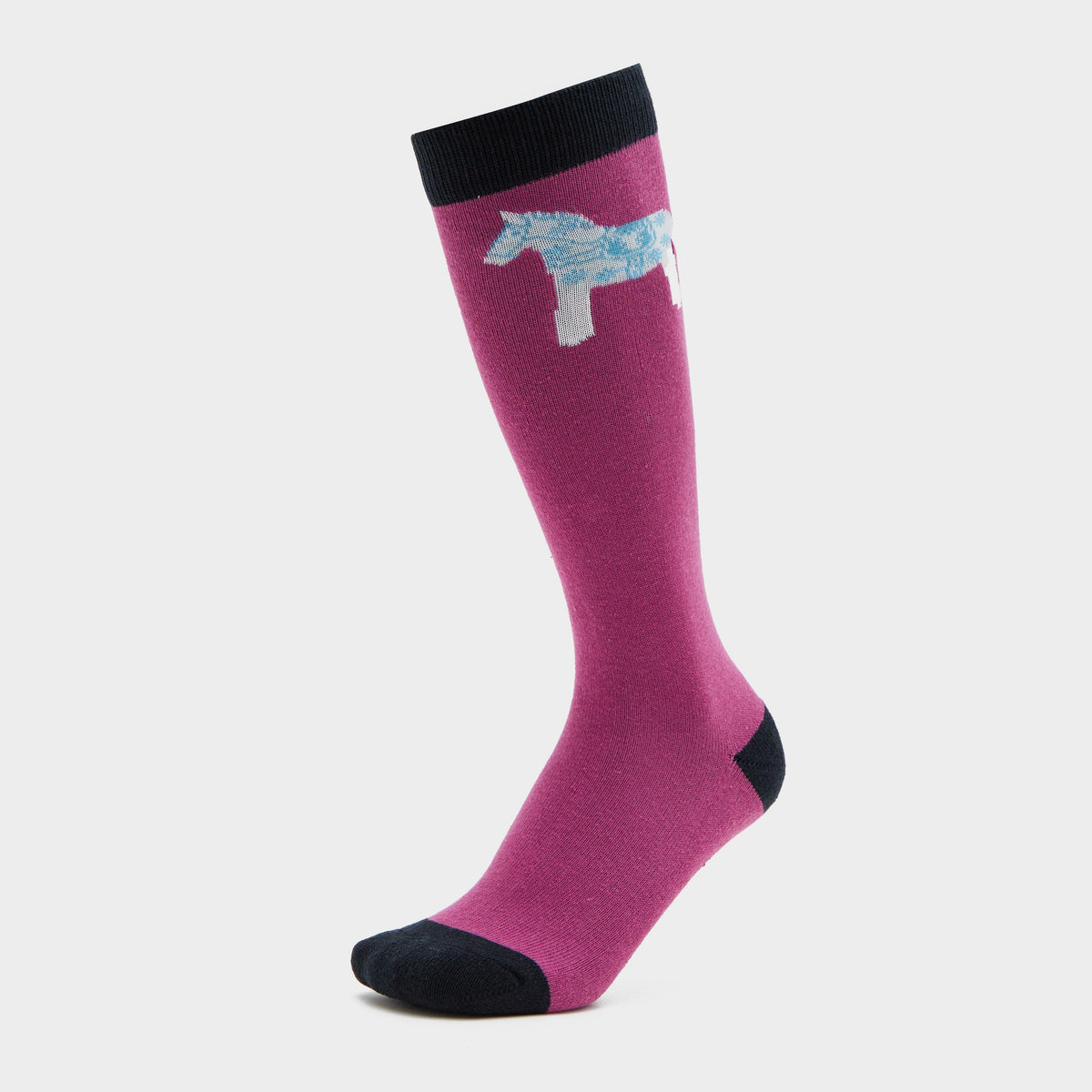 Kids Single Pack Socks White Pony