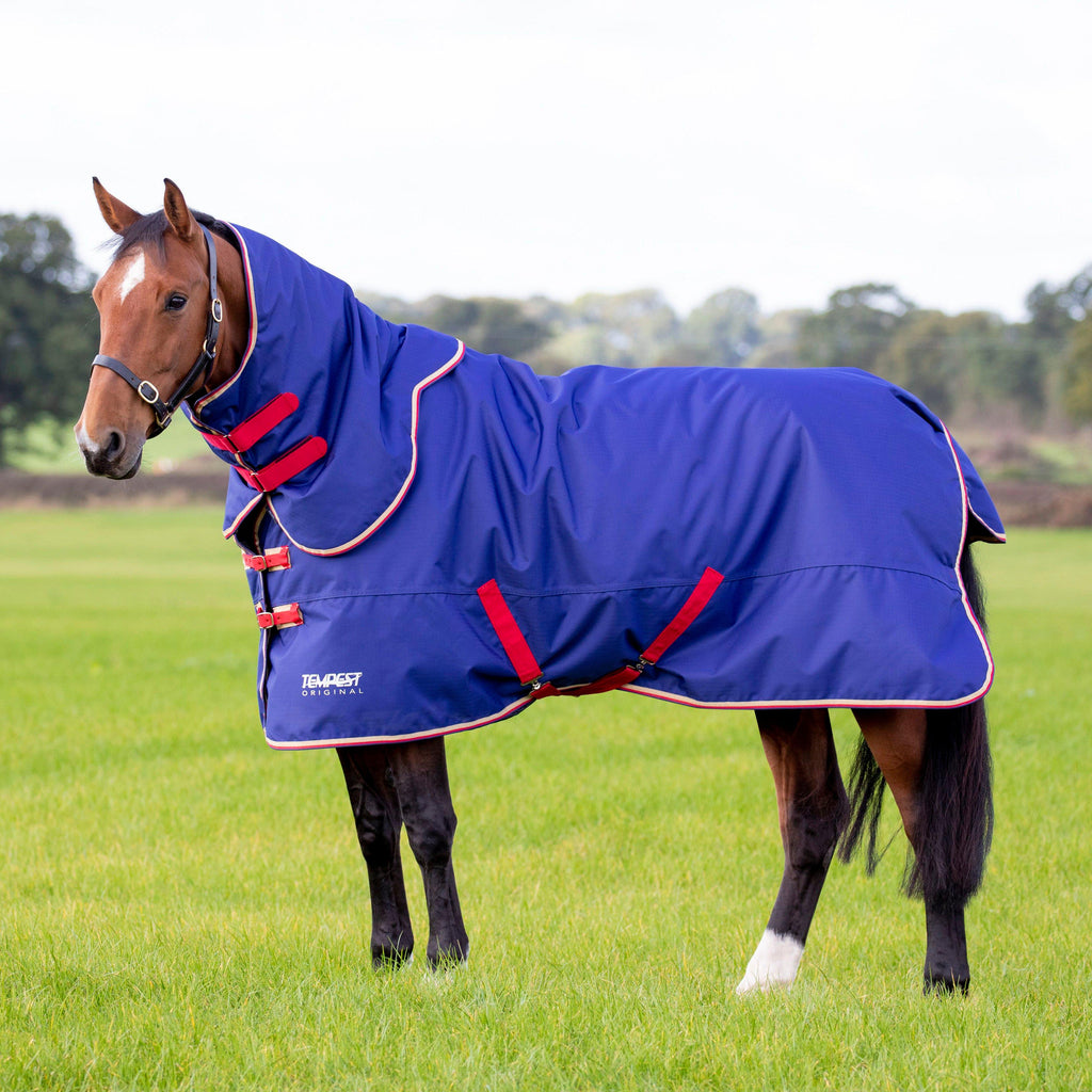 Tempest Original 100g Detach-A -Neck Turnout Rug Navy