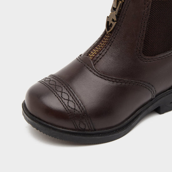 Kids Materia Paddock Boots Brown