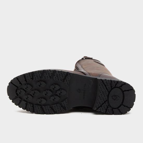 Womens Teramo Lace Country Boots Dark Brown