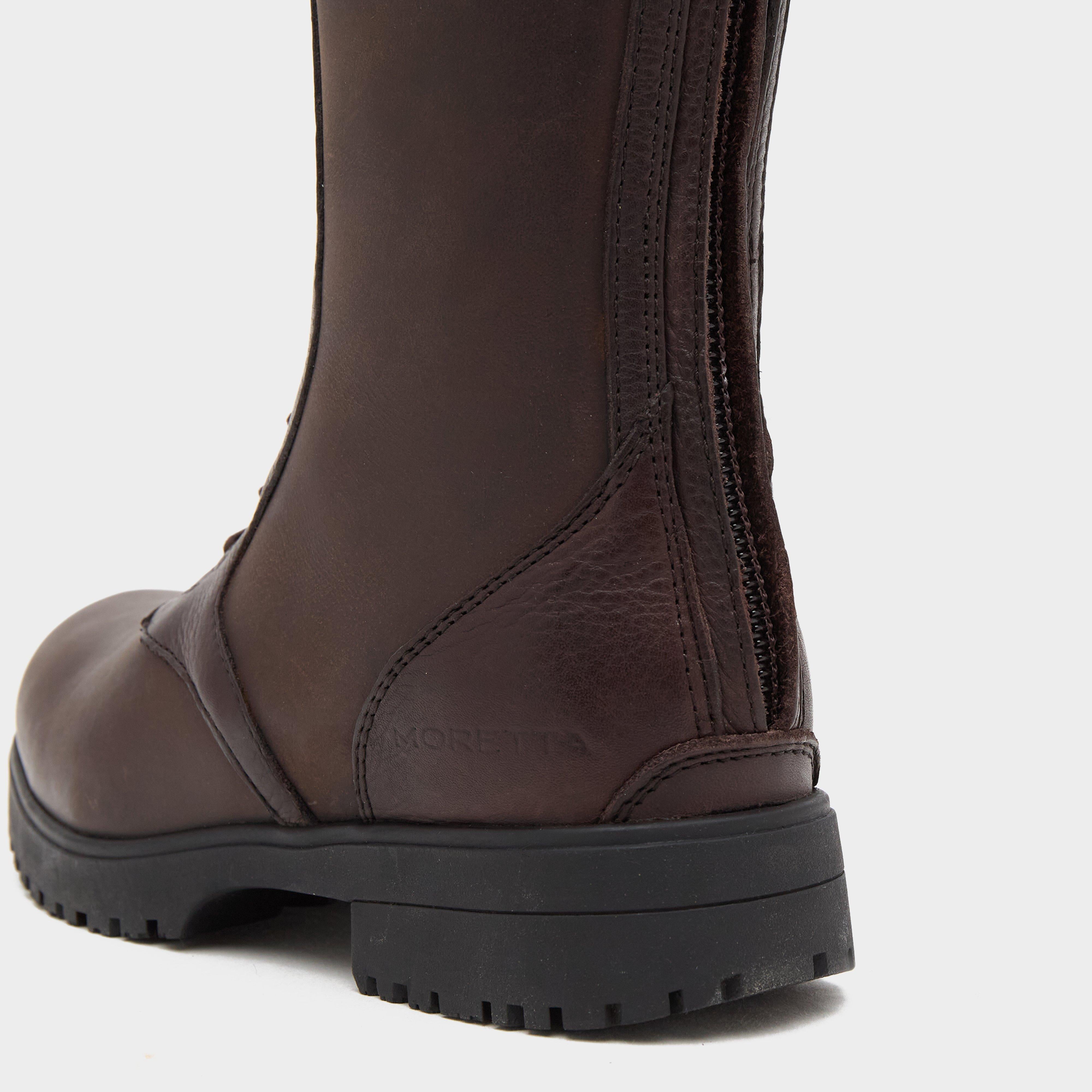 Womens Teramo Lace Country Boots Dark Brown