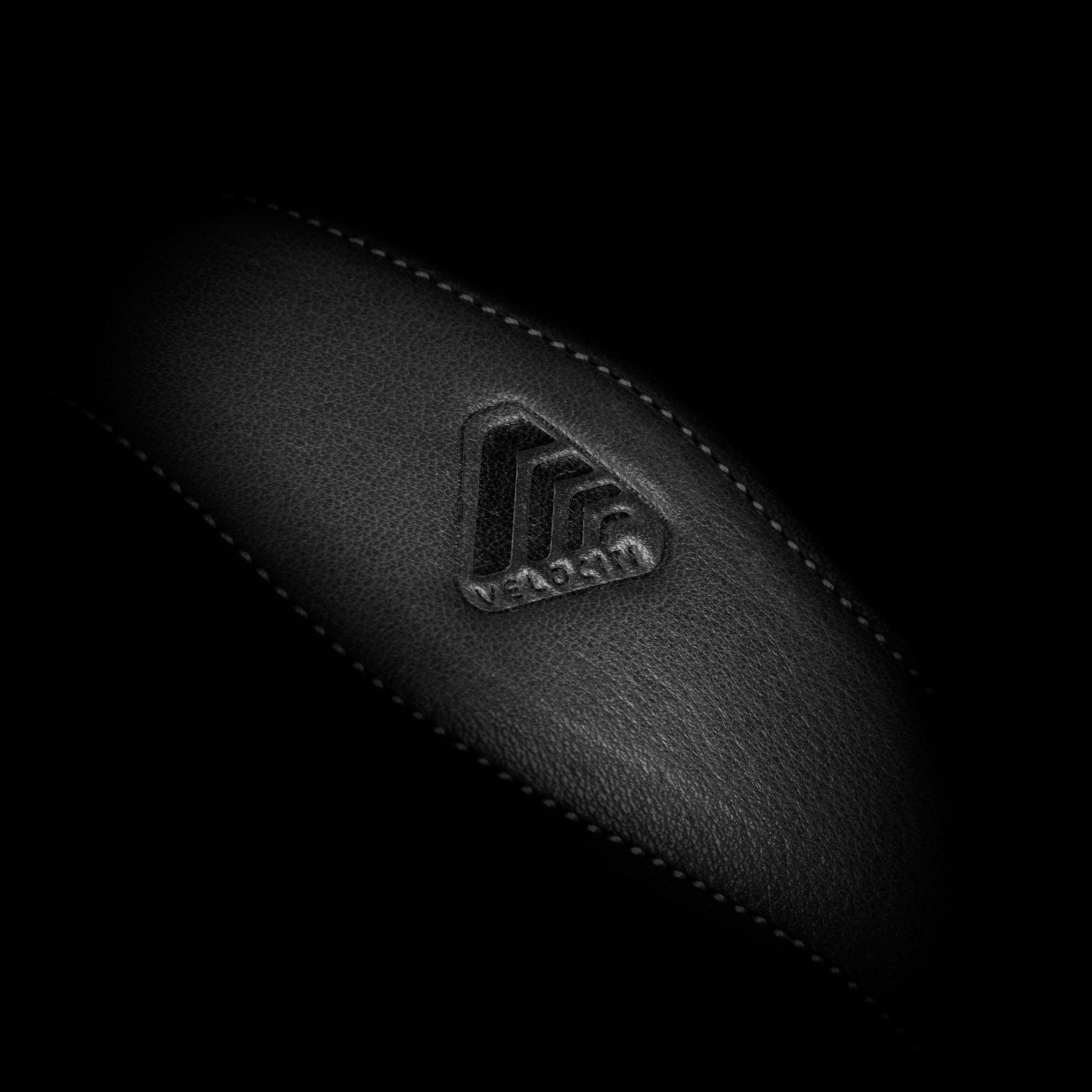 Lusso Padded Leather Headcollar Black