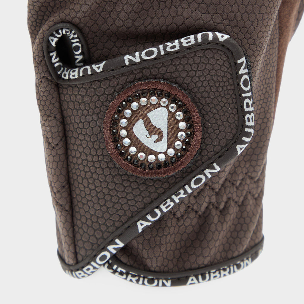 Adults Aachen FlexFit Riding Gloves Brown