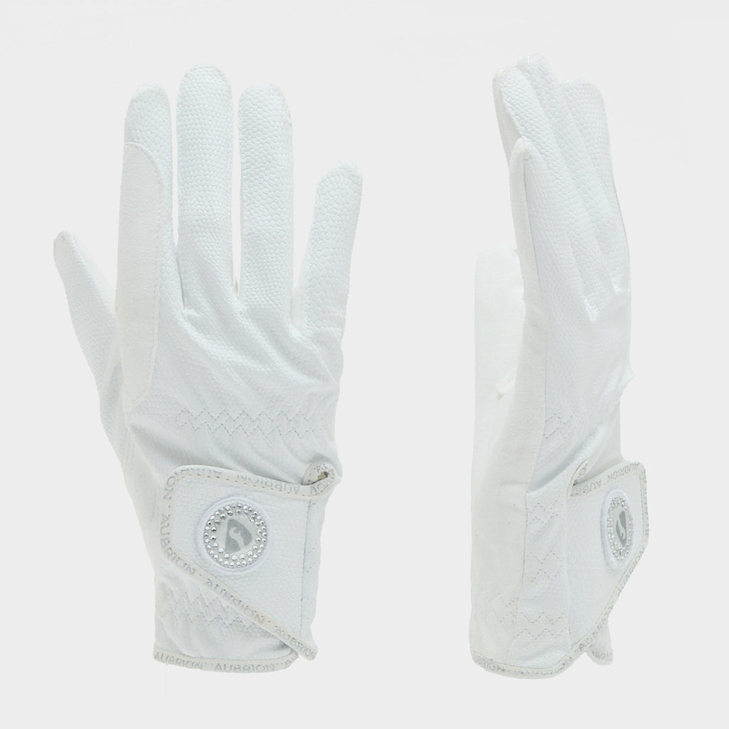 Adults Aachen FlexFit Riding Gloves White