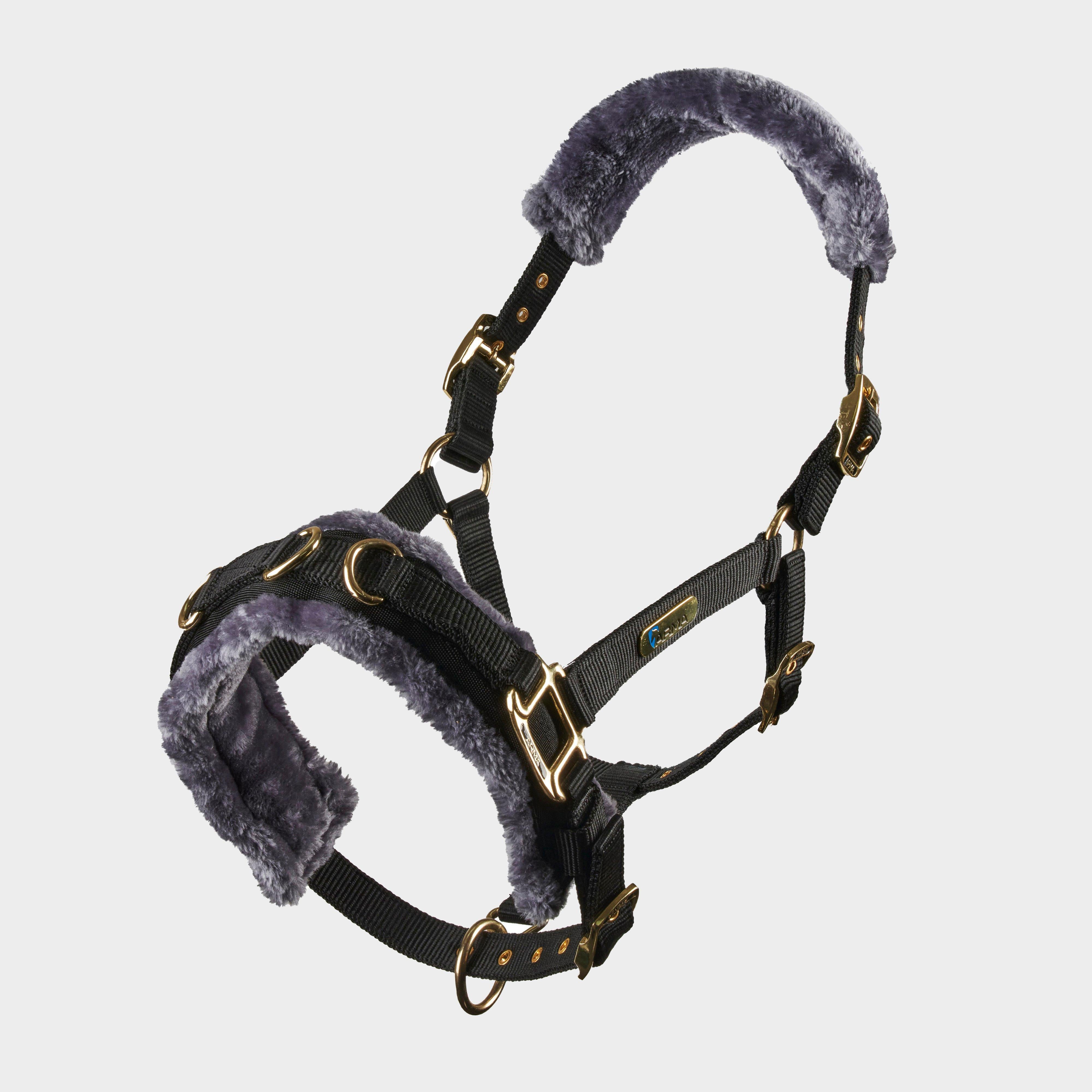 Fleece Lined Lunge Cavesson Black