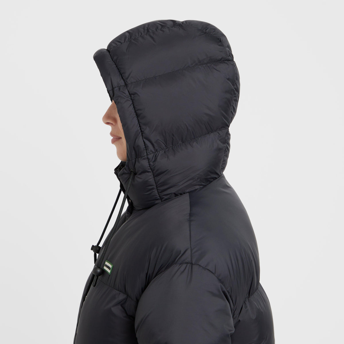 Green Label Womens Birnam Long Jacket Black