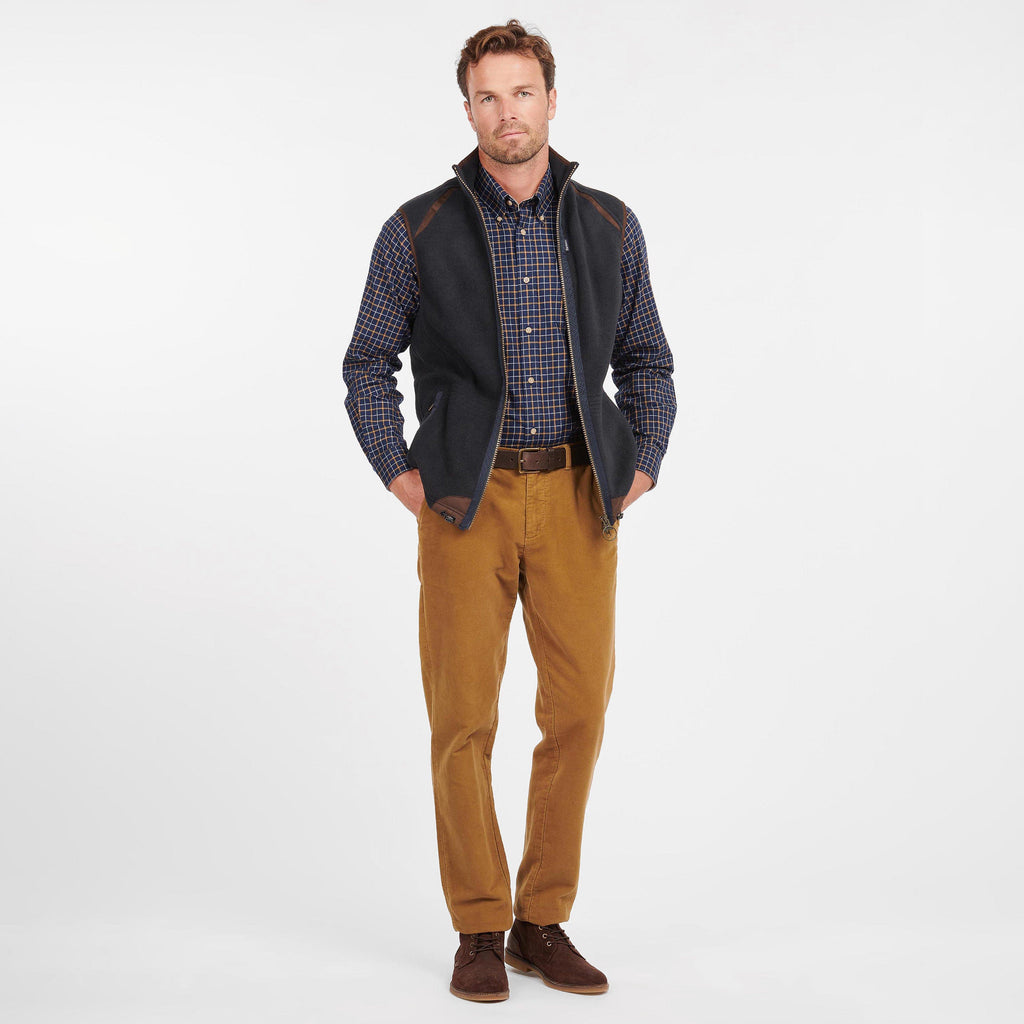 Mens Langdale Fleece Gilet Navy