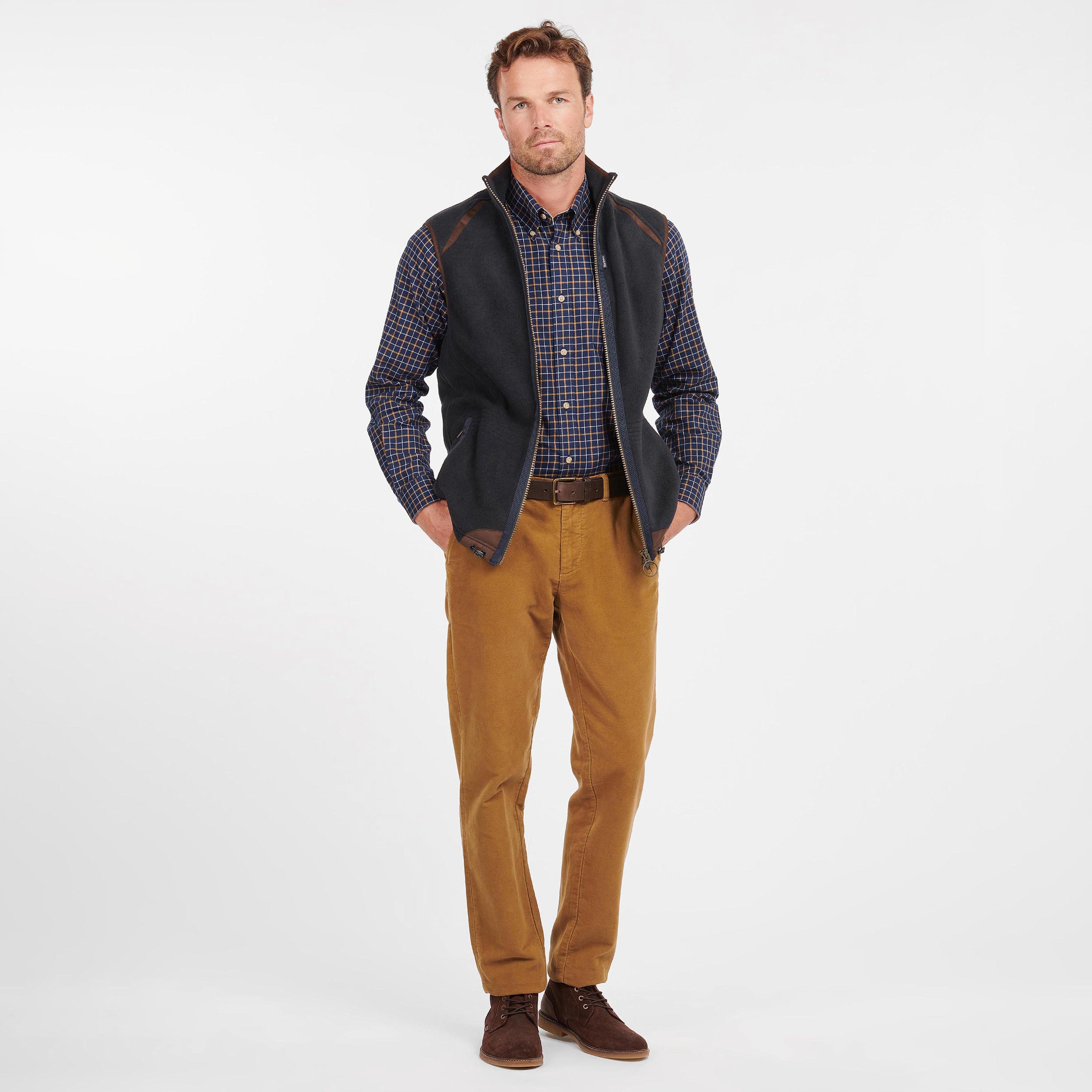 Mens Langdale Fleece Gilet Navy