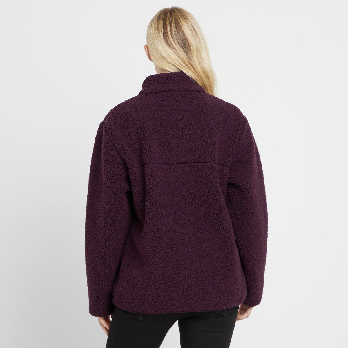 Green Label Womens Nethy Borg Fleece Plum